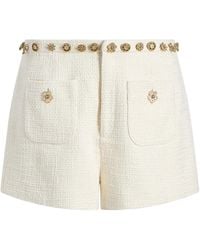 Cinq À Sept - Ansey Embellished Shorts - Lyst