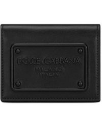 Dolce & Gabbana - Logo-tag Leather Bi-fold Wallet - Lyst
