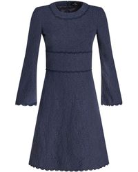 Etro - Paisley-jacquard Cotton-blend Dress - Lyst