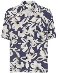 Laneus - Floral-Print Shirt - Lyst