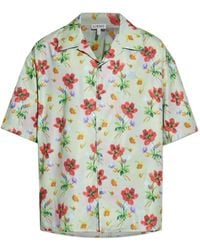 Loewe - Overhemd Met Bloemenprint - Lyst