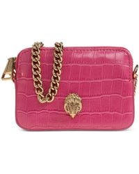 Kurt Geiger - Kensington Crocodile-Effect Cross Body Bag - Lyst