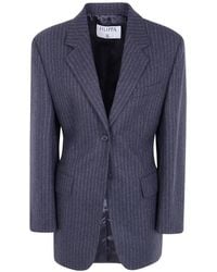 Filippa K - Pinstripe Wool Blazer - Lyst