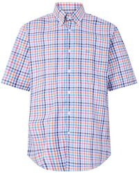 Paul & Shark - Check-Pattern Short-Sleeve Shirt - Lyst