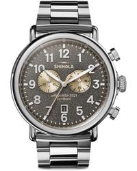 Shinola - Runwell Chronograph 47Mm Watch - Lyst