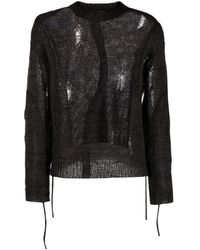 ANDERSSON BELL - Colbine Ripped-detail Jumper - Lyst
