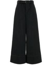 Sacai - Pantalones Con Bolsillos Con Ribete - Lyst