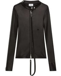Courreges - Zip-Up Biker Jacket - Lyst