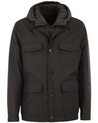 Moorer - Monti-Gf Hooded Field Jacket - Lyst