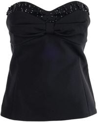 Genny - Top Con Decorazione - Lyst