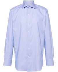 Brioni - Poplin Cotton Shirt - Lyst