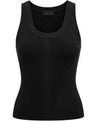 Bruuns Bazaar - Ribbed-Knit Scoop-Neck Tank Top - Lyst