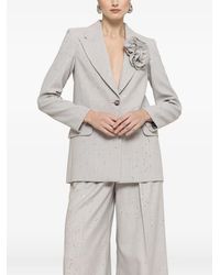 Nissa - Floral Detail Blazer - Lyst