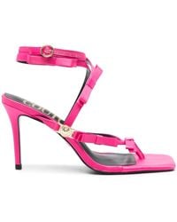 Versace - 85mm Bow-embellished Sandals - Lyst