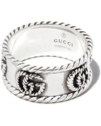 Gucci - GG Marmont Detail Ring - Lyst