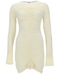 LaRevêche - Lillibet Floral-Appliqué Mini Dress - Lyst