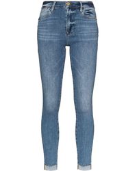 FRAME 'Le High' Skinny-Jeans - Blau