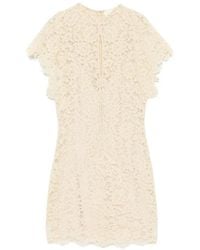 De La Vali - Laia Lace-Overlay Mini Dress - Lyst