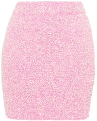 Ports 1961 - Bouclé Knitted Mini Skirt - Lyst