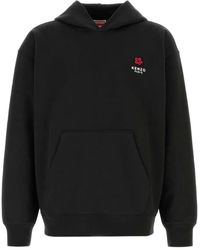 KENZO - Felpa Boke Flower Con Cappuccio - Lyst