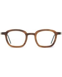 Lindberg - Brille Mit Eckigem Gestell - Lyst