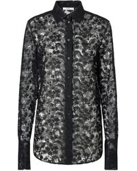 Fendi - Chemise À Fleurs En Dentelle - Lyst