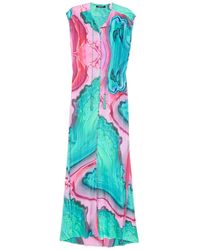 Roberto Cavalli - Tassel-Detail Buttoned Dress - Lyst