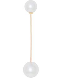 Emporio Armani - Pearl Pin - Lyst