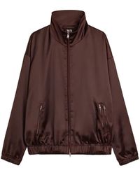 Y-3 - Embroidered Satin Jacket - Lyst