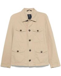 Fay - Classic-Collar Shirt Jacket - Lyst