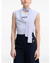 Sisley - Haut Foulard À Col Bénitier - Lyst