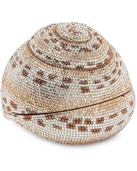 Judith Leiber - Snail Shell Calico Crystal-Embellished Mini Bag - Lyst