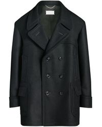 Maison Margiela - Double-Breasted Wool-Blend Coat - Lyst