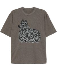 JNBY - T-Shirt À Imprimé Graphique - Lyst