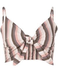 Amir Slama - Striped Crop Top - Lyst