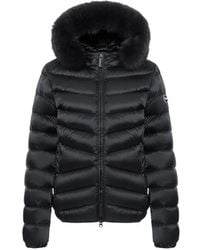 Colmar - Faux-Fur Trim Quilted Jacket - Lyst
