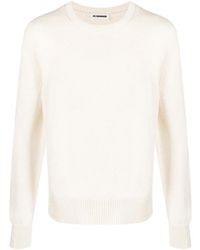 Jil Sander - Crew-Neck Knitted Jumper - Lyst