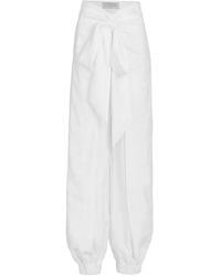 Silvia Tcherassi - Felipe Knot-Detail Trousers - Lyst