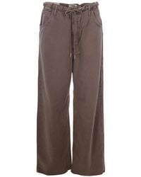 Agolde - Shaw Drawstring-Waist Wide-Leg Jeans - Lyst