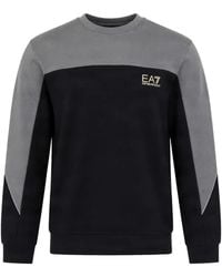 EA7 - Jersey Con Logo Estampado - Lyst