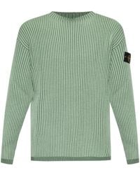 Stone Island - Ribbed Virgin-Wool Jumper - Lyst