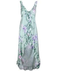 Aniye By - Floral-Print Ruffled Midi Dress - Lyst