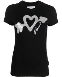 Philipp Plein - Crystal-Embellished Logo T-Shirt - Lyst