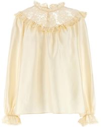 Zimmermann - 'Lace Billow' Blouse - Lyst