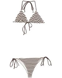 MC2 Saint Barth - Maleah Striped Bikini - Lyst