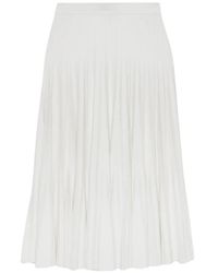 Jonathan Simkhai - Margoux Pleated Knit Midi Skirt - Lyst