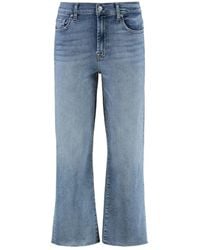 7 For All Mankind - Alexa クロップド ブーツカットジーンズ - Lyst