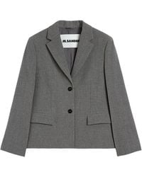 Jil Sander - Mélange-Effect Blazer - Lyst