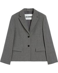 Jil Sander - Mélange-Effect Blazer - Lyst