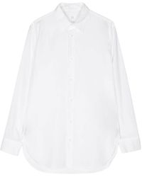 Y's Yohji Yamamoto - Pointed-collar Cotton Shirt - Lyst